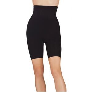 MeMoi Black XL High-Waisted Seamless Firming Thigh Shaper